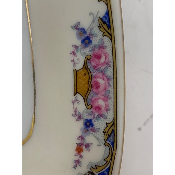 VTG Edelstein Bavaria Small Porcelain Serving Dish Floral Gold P10129 - Picture 7 of 9